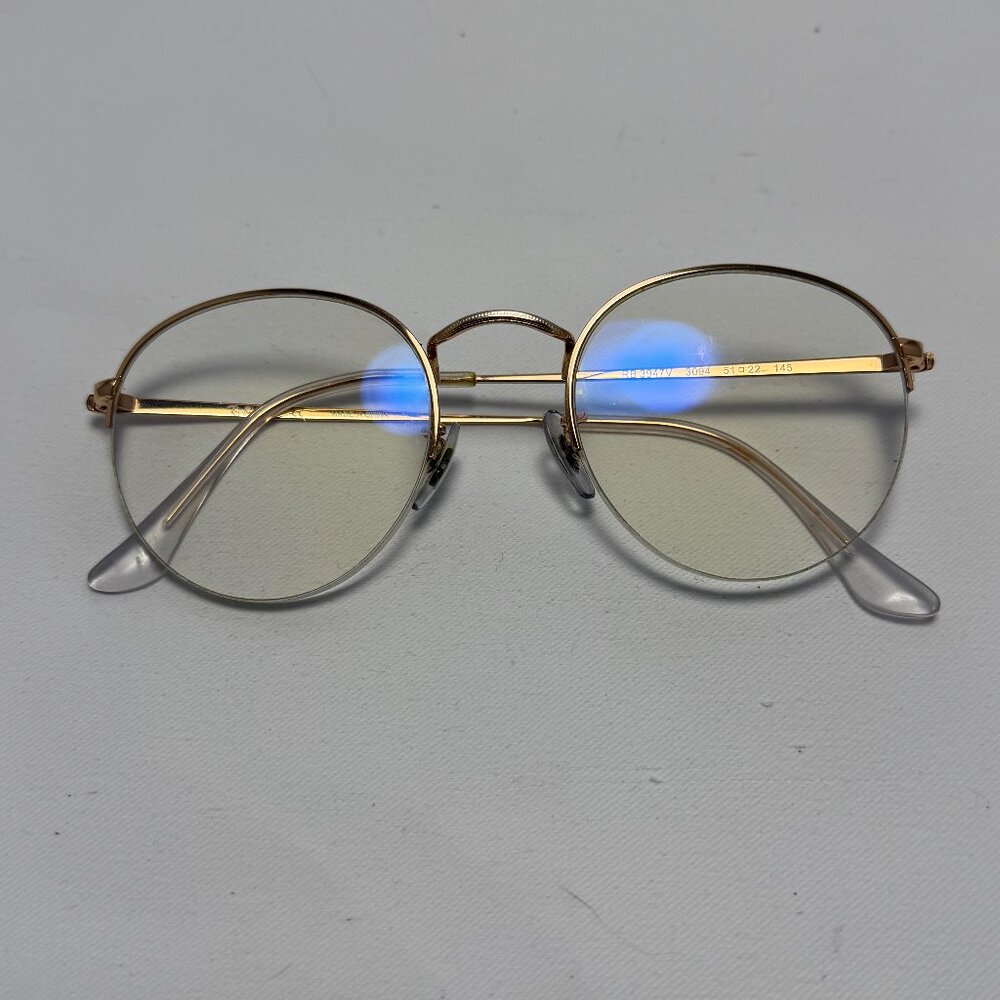 Ray-Ban Gold Eyeglasses - Frames Only - Picture 2 of 10
